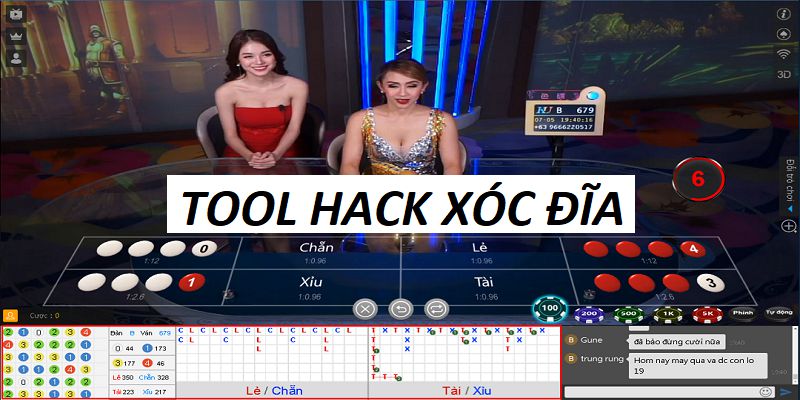 Sử dụng các tool hack xóc đĩa online