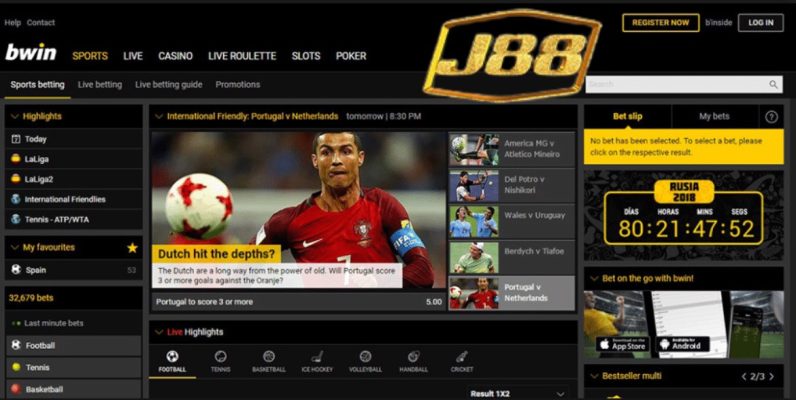 Xem trực tiếp các trận đấu tại Bwin