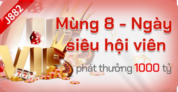 Mùng 8 - Ngày siêu hội viên, phát thưởng 1000 tỷ